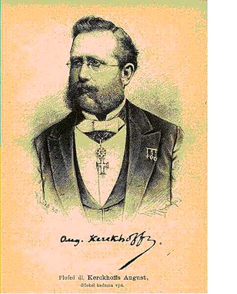 Auguste Kerckhoffs – der grosse Meister der Kryptographie. (zvg)